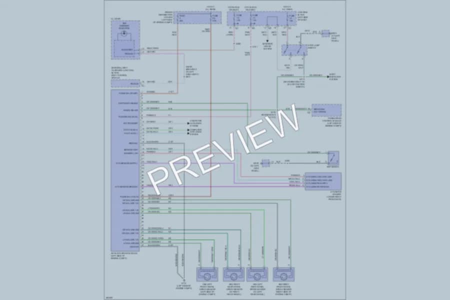 2007 Jeep Liberty Anti Lock Brakes wiring diagram preview