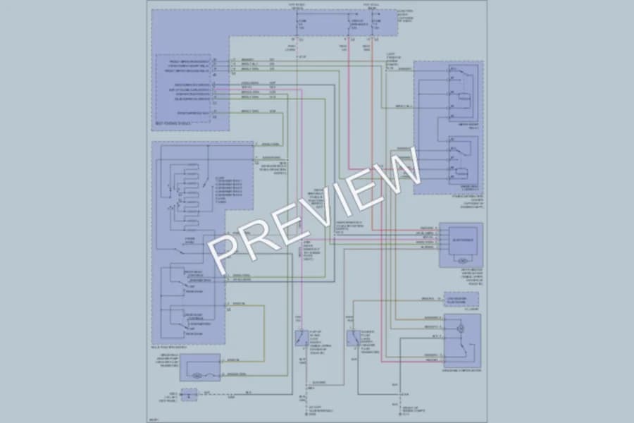 2007 Jeep Liberty Wiper Washer wiring diagram preview