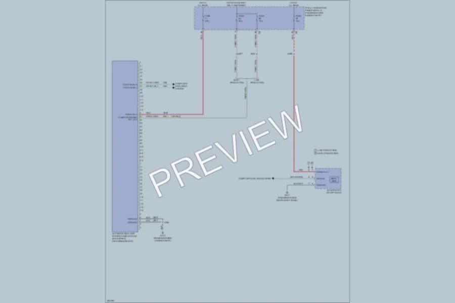 2007 Jeep Wrangler Electronic Suspension wiring diagram preview