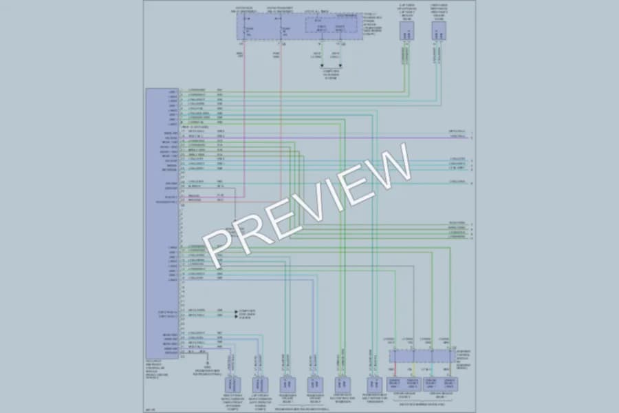 2007 Jeep Wrangler Supplemental Restraints wiring diagram preview