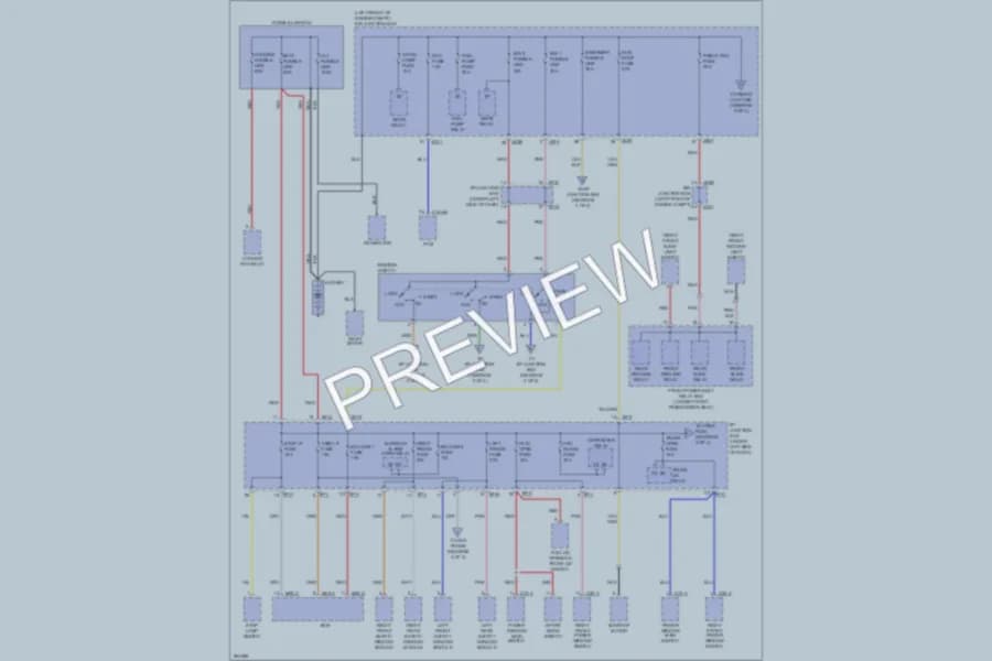 2007 Kia Amanti Power Distribution wiring diagram preview