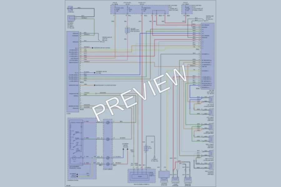 2007 Kia Amanti Radio wiring diagram preview
