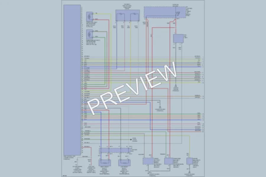2007 Kia Amanti Supplemental Restraints wiring diagram preview