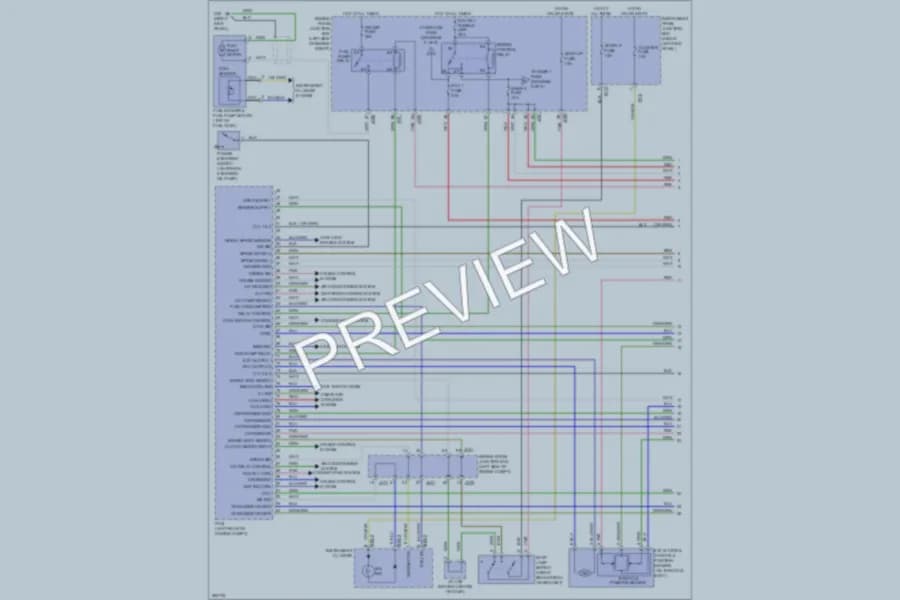 2007 Kia Optima Engine Performance wiring diagram preview