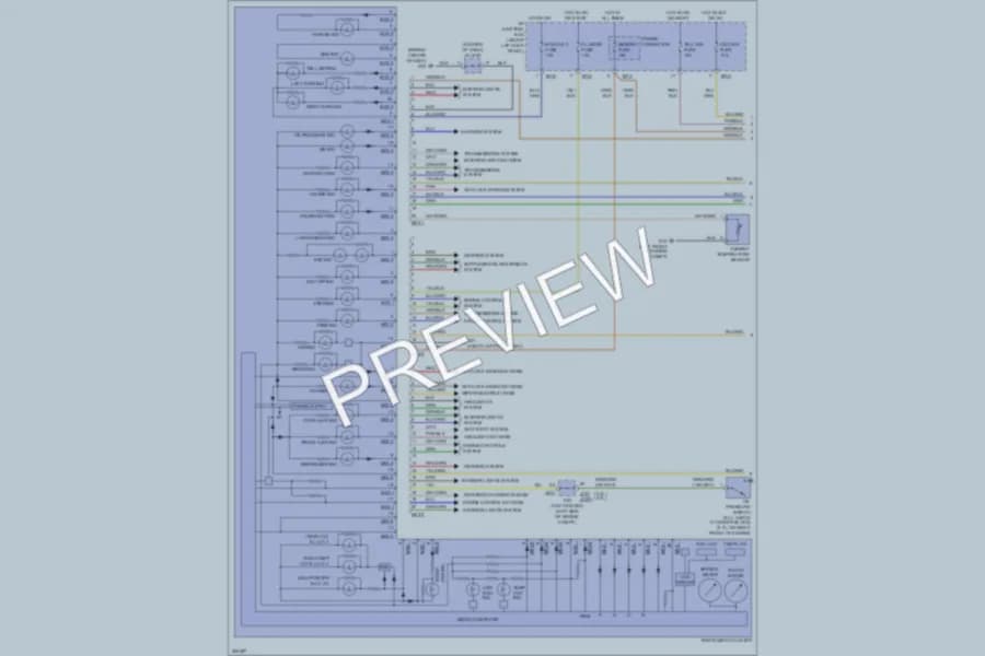 2007 Kia Optima Instrument Cluster wiring diagram preview