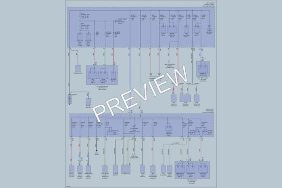 2007 Kia Optima Power Distribution wiring diagram preview