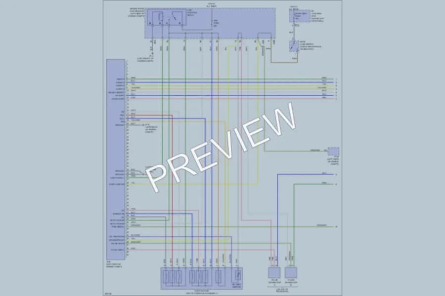 2007 Kia Optima Transmission wiring diagram preview