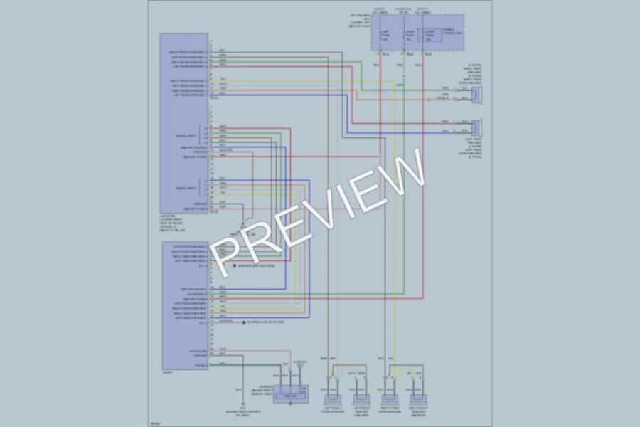 2007 Kia Rio Radio wiring diagram preview
