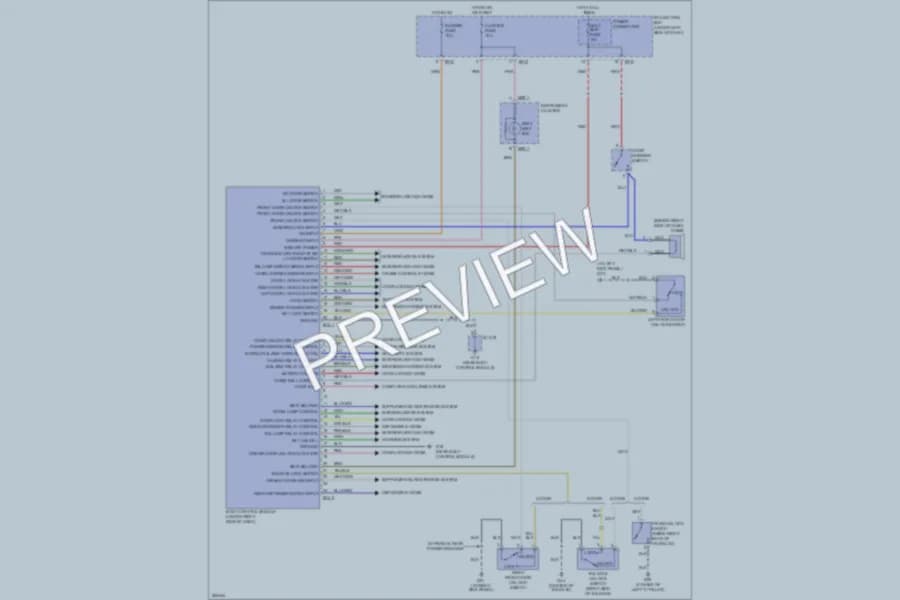 2007 Kia Rio5 Body Control Modules wiring diagram preview