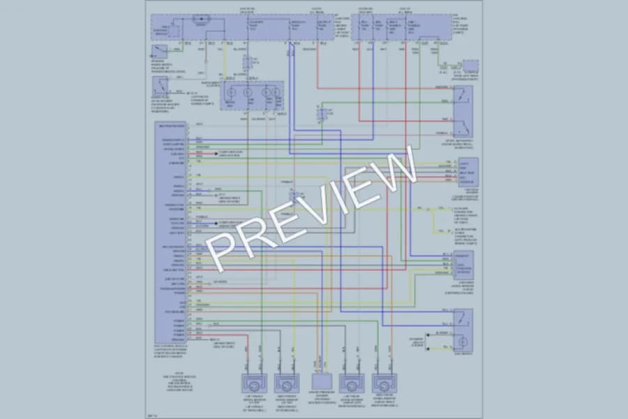2007 Kia Rondo Anti Lock Brakes wiring diagram preview