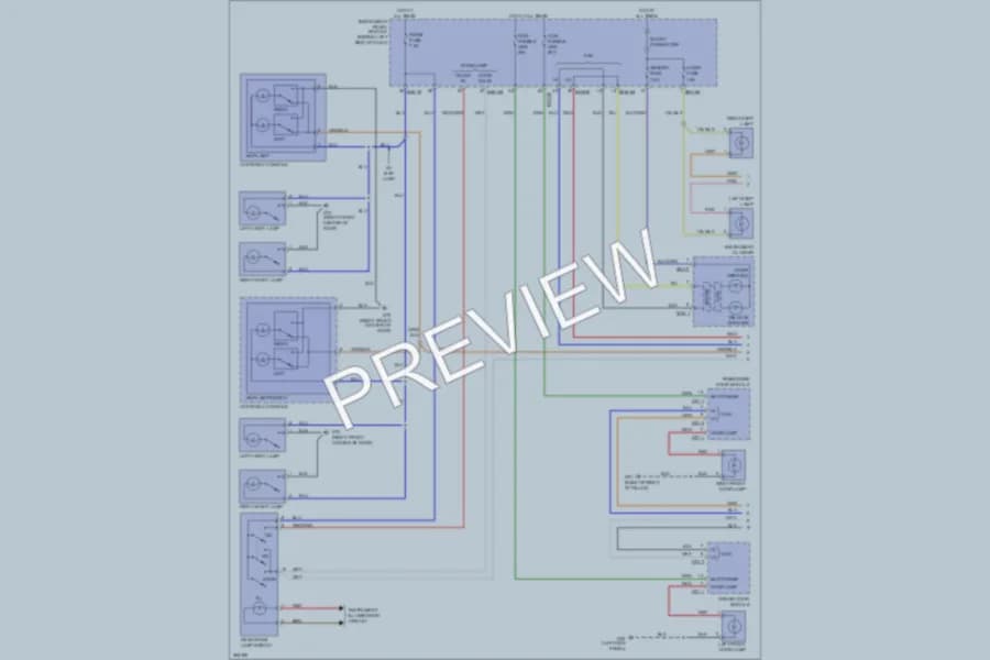 2007 Kia Sedona Interior Lights wiring diagram preview