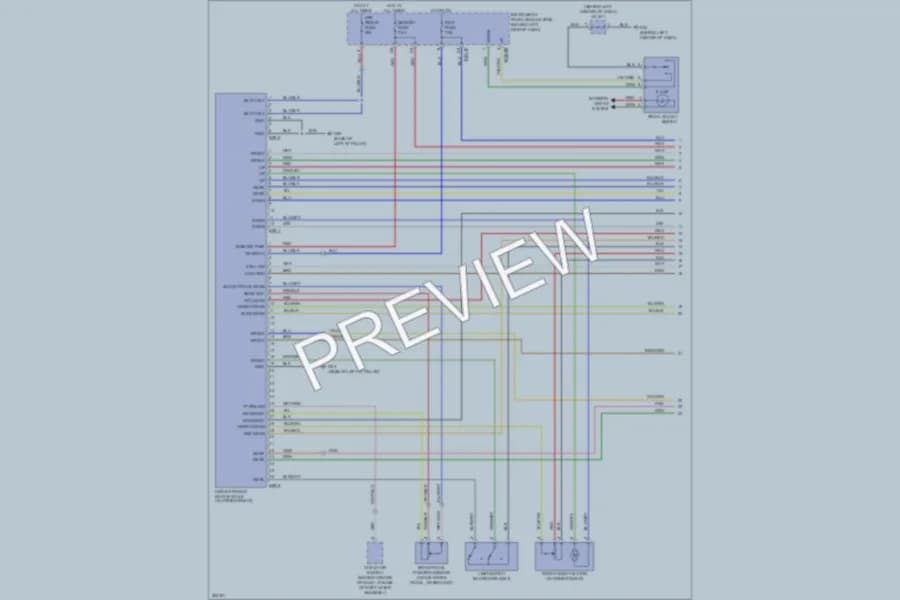 2007 Kia Sedona Memory Systems wiring diagram preview