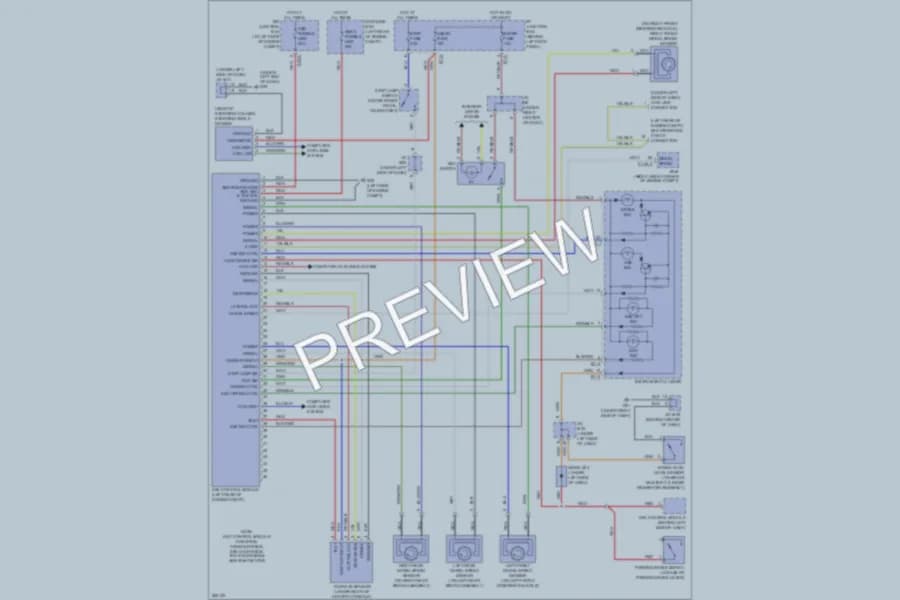 2007 Kia Sorento Anti Lock Brakes wiring diagram preview