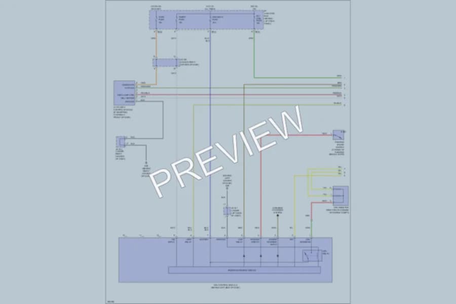 2007 Kia Sorento Headlights wiring diagram preview