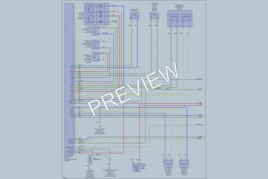 2007 Kia Sorento Supplemental Restraints wiring diagram preview