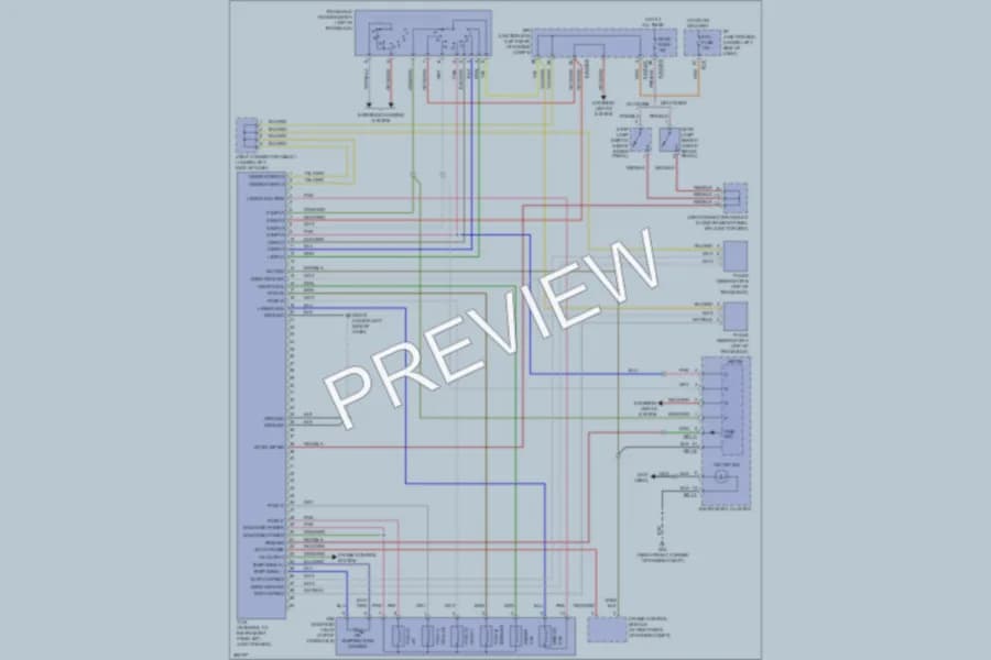 2007 Kia Spectra Transmission wiring diagram preview