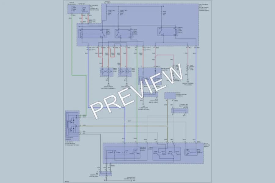 2007 Kia Sportage Headlights wiring diagram preview
