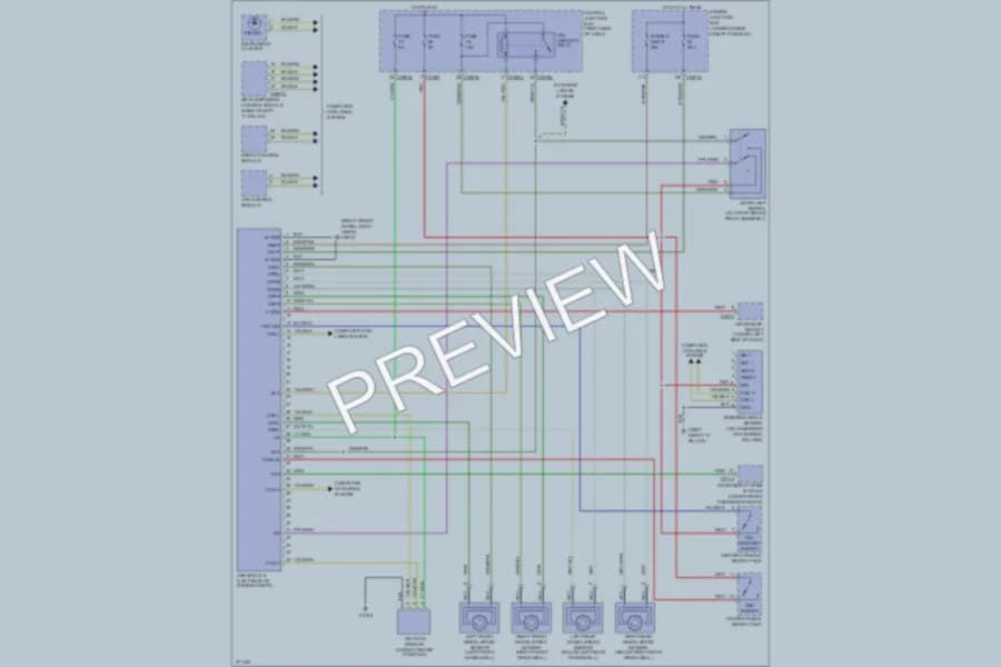 2007 LandRover LR3 Anti Lock Brakes wiring diagram preview