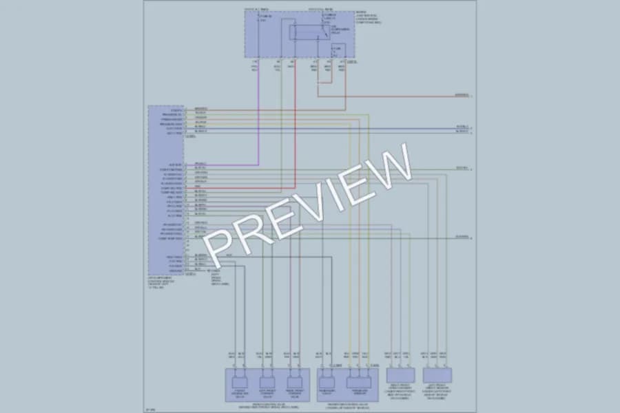 2007 LandRover LR3 Electronic Suspension wiring diagram preview
