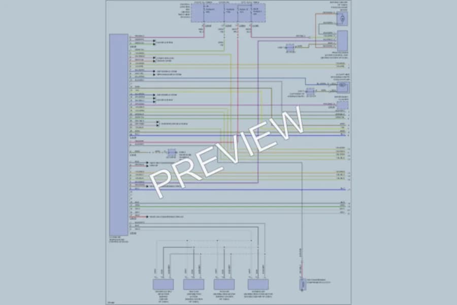 2007 LandRover RangeRover Air Conditioning wiring diagram preview