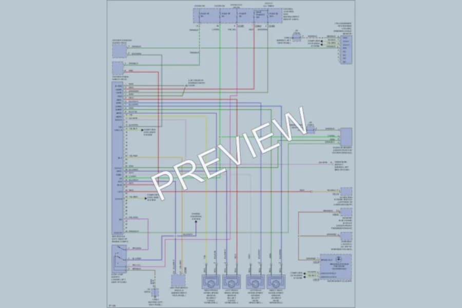 2007 LandRover RangeRover Anti Lock Brakes wiring diagram preview