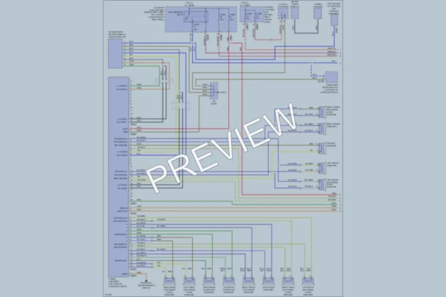 2007 LandRover RangeRover Radio wiring diagram preview