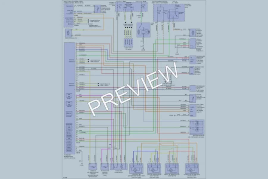 2007 LandRover RangeRoverSport Air Conditioning wiring diagram preview