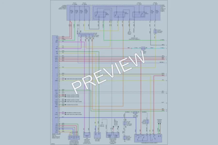 2007 Lexus ES350 Engine Performance wiring diagram preview