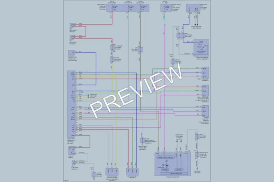 2007 Lexus ES350 Headlights wiring diagram preview