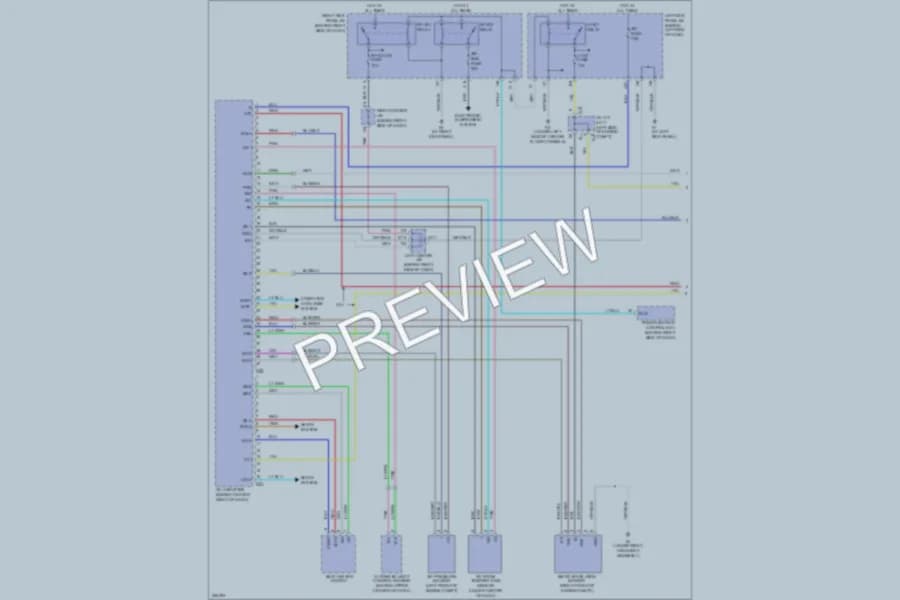2007 Lexus GS350 Air Conditioning wiring diagram preview
