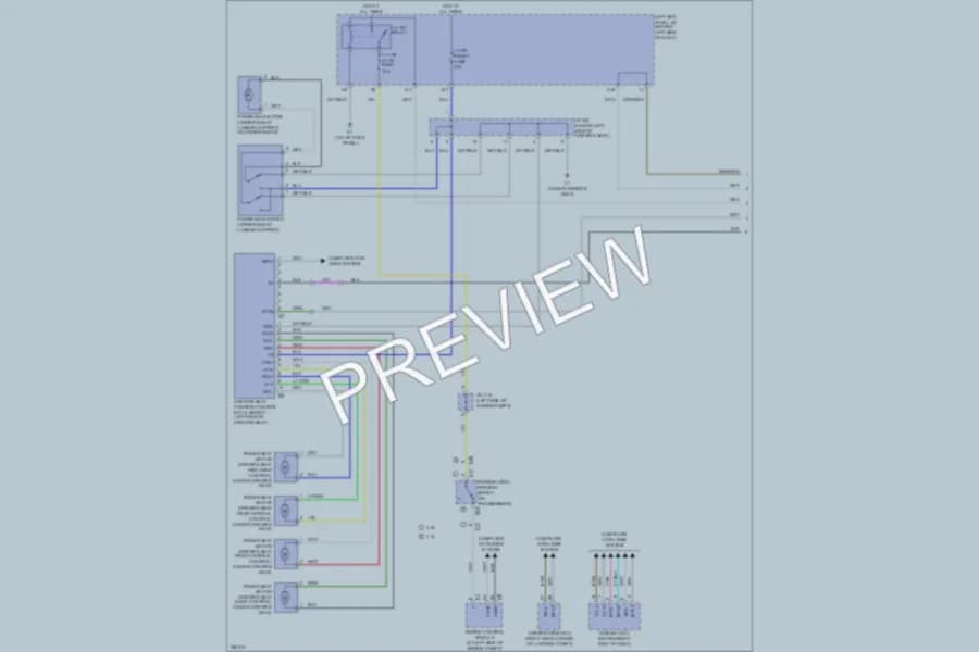 2007 Lexus GS350 Memory Systems wiring diagram preview