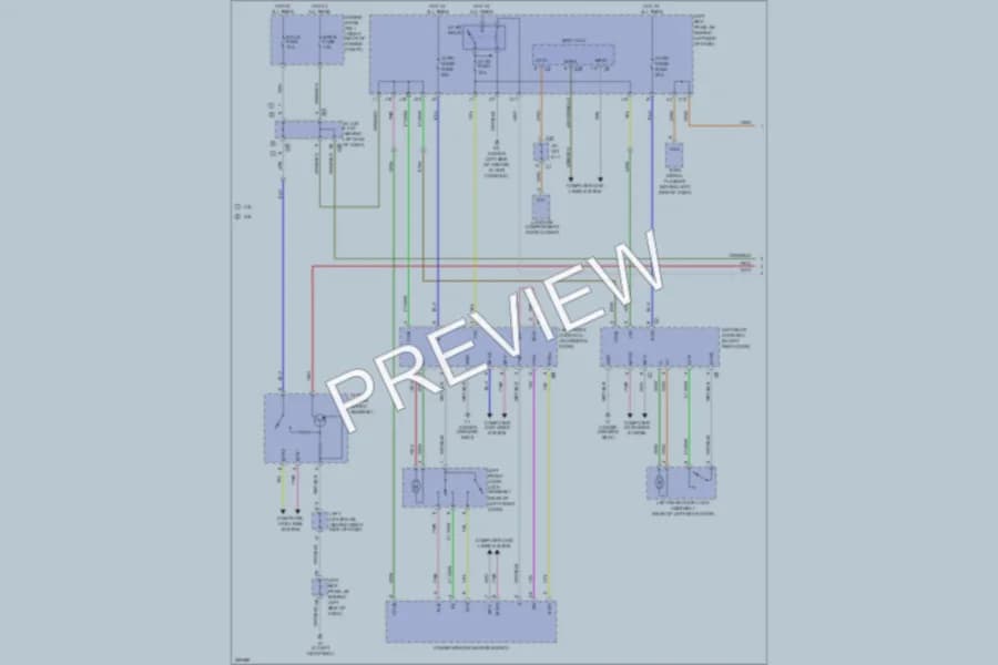 2007 Lexus GS430 Anti Theft wiring diagram preview