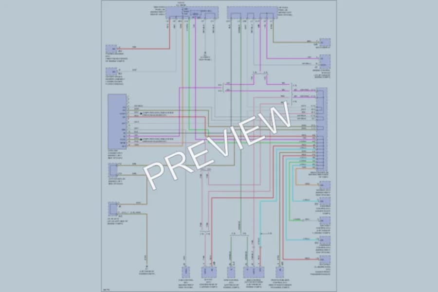 2007 Lexus GS430 Computer Data Lines wiring diagram preview