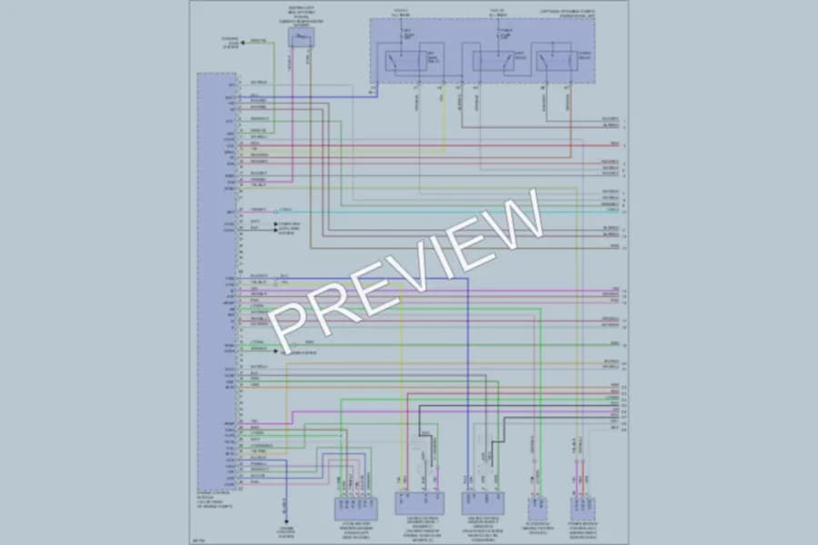 2007 Lexus GS430 Engine Performance wiring diagram preview