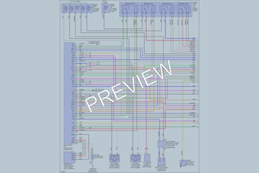 2007 Lexus GS450h Anti Lock Brakes wiring diagram preview