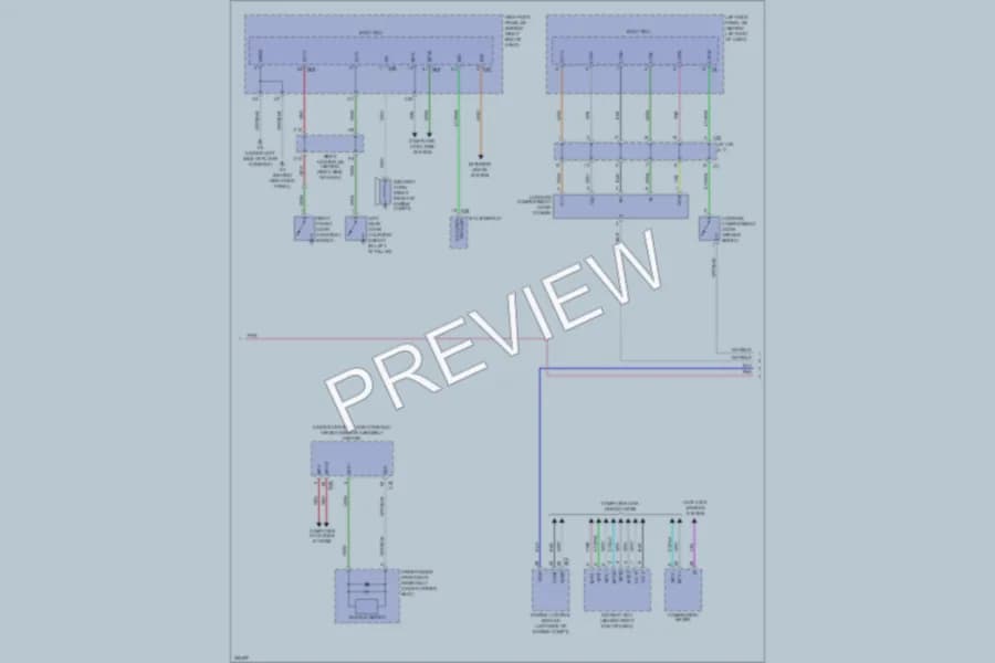 2007 Lexus GS450h Anti Theft wiring diagram preview
