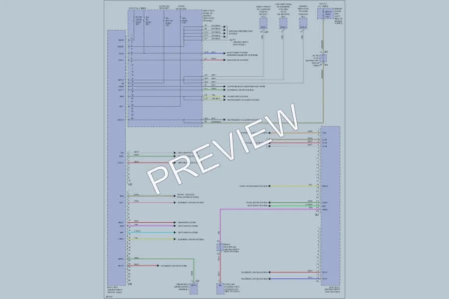 2007 Lexus GS450h Body Control Modules wiring diagram preview