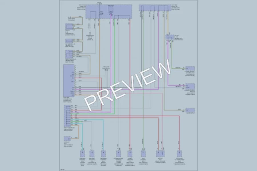 2007 Lexus GS450h Computer Data Lines wiring diagram preview
