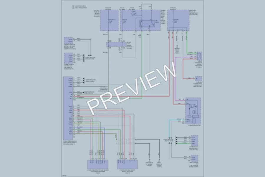 2007 Lexus GS450h Electronic Power Steering wiring diagram preview