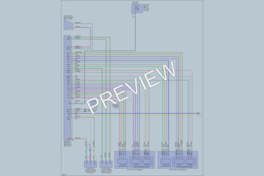 2007 Lexus GS450h Headlights wiring diagram preview
