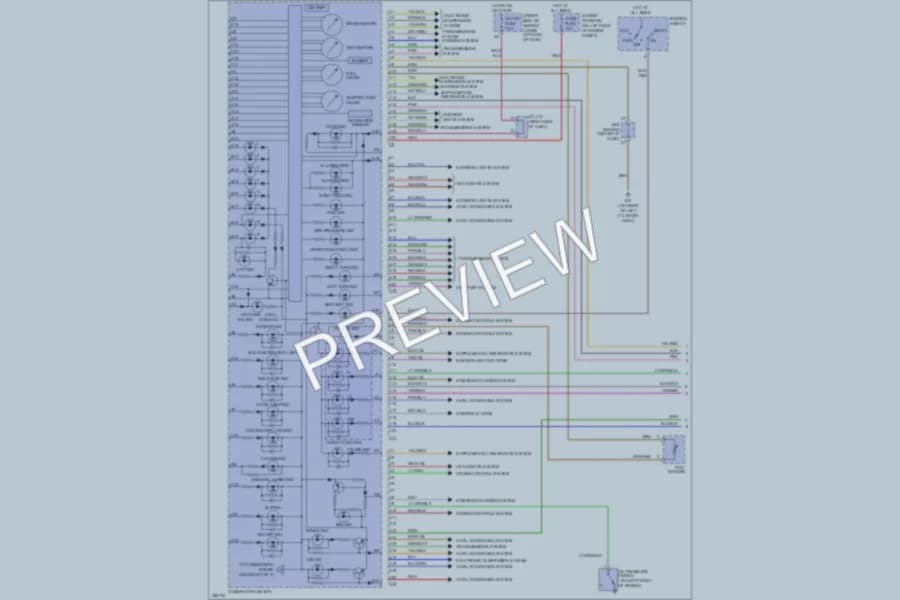 2007 Lexus GX470 Instrument Cluster wiring diagram preview