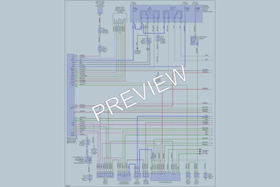 2007 Lexus GX470 Transmission wiring diagram preview