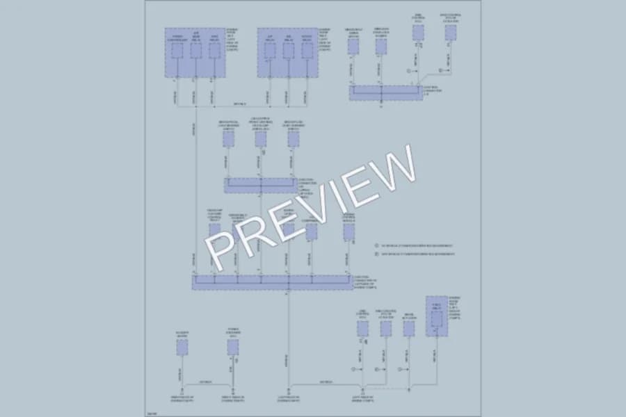 2007 Lexus IS250 Ground Distribution wiring diagram preview