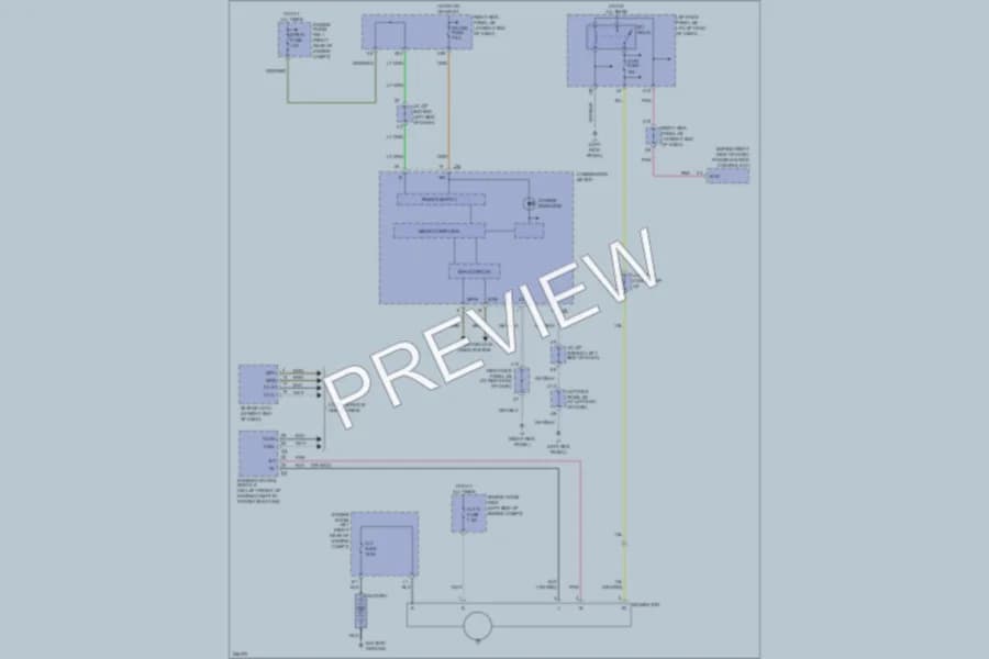 2007 Lexus IS250 Starting Charging wiring diagram preview