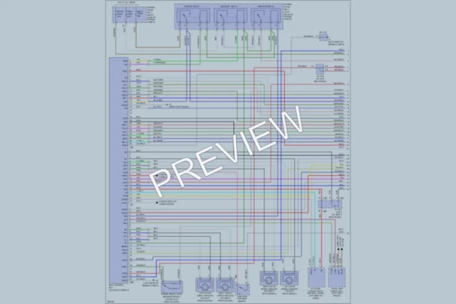 2007 Lexus IS350 Anti Lock Brakes wiring diagram preview
