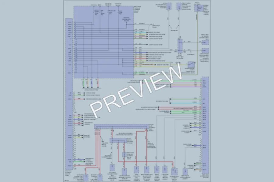 2007 Lexus IS350 Body Control Modules wiring diagram preview