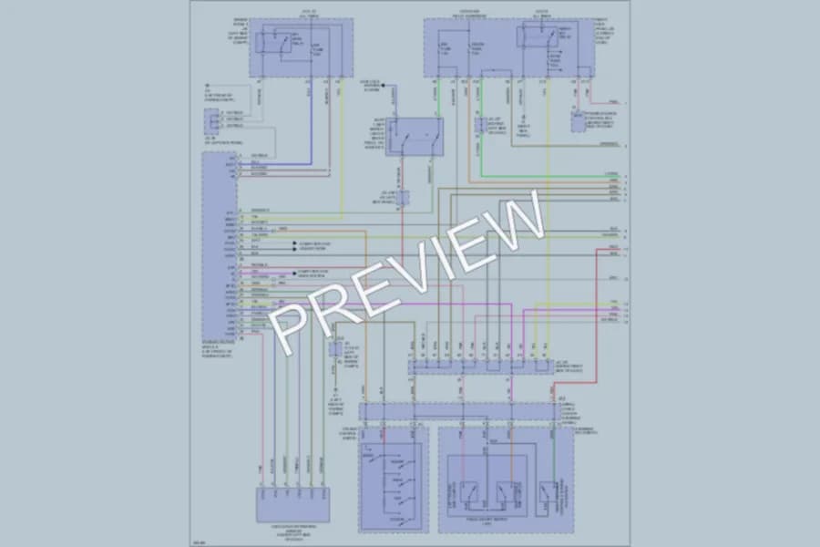 2007 Lexus IS350 Cruise Control wiring diagram preview
