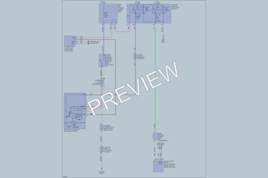 2007 Lexus IS350 Shift Interlock wiring diagram preview