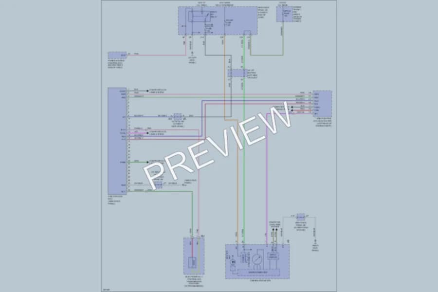 2007 Lexus IS350 Transmission wiring diagram preview