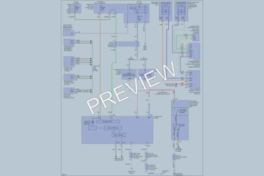 2007 Lexus IS350 Warning Systems wiring diagram preview
